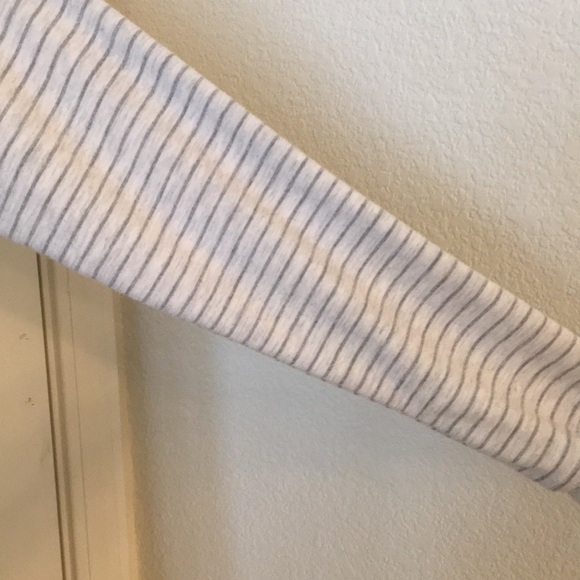 Danskin Gray Striped Crewneck Pullover - Picture 15 of 16